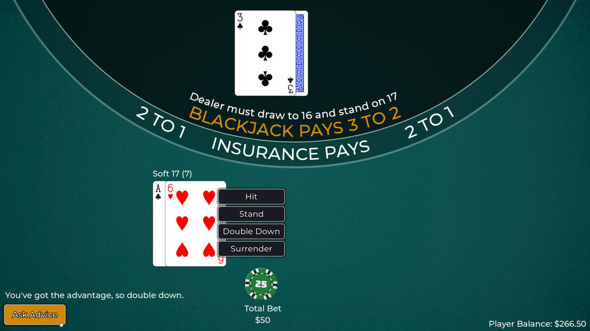 Скриншот 6 к игре Player vs. Dealer Blackjack