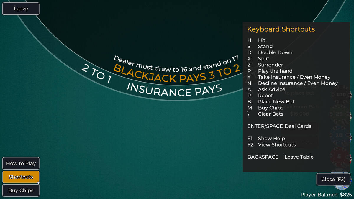 Скриншот 7 к игре Player vs. Dealer Blackjack
