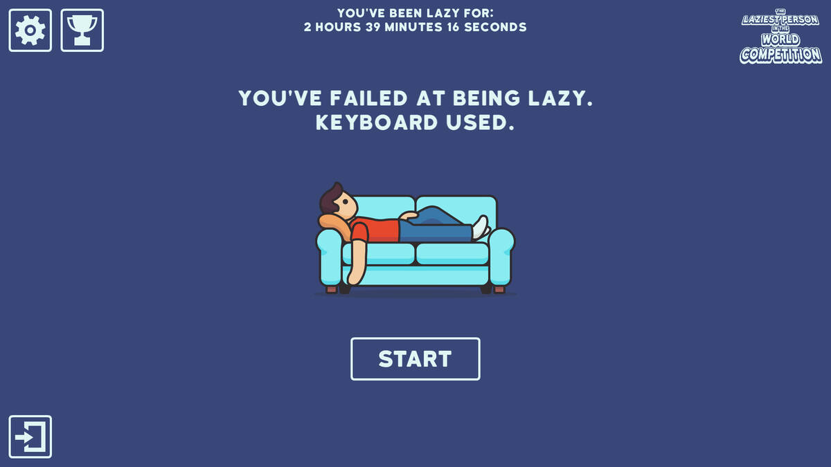 Скриншот 5 к игре The Laziest Person In The World Competition
