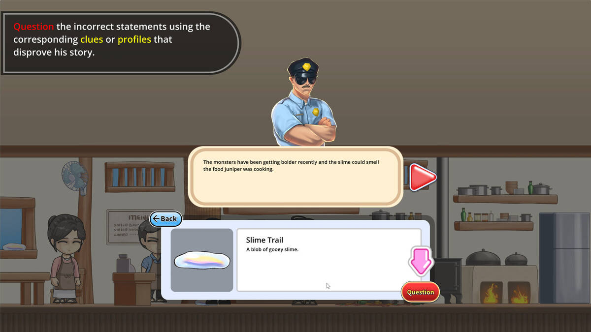 Скриншот 5 к игре Slime in a Trench Coat: A Cooking Mystery