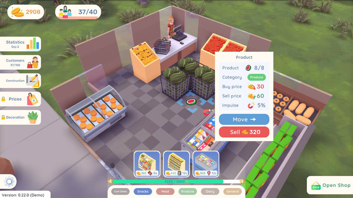 Скриншот 5 к игре Local Supermarket Tycoon