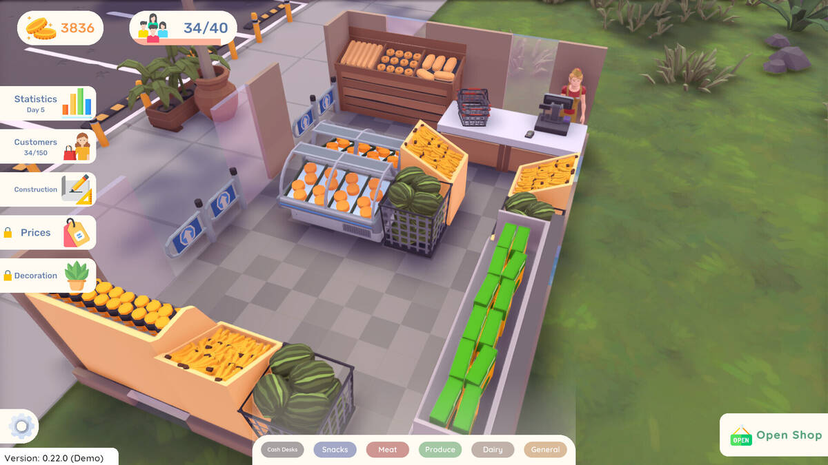 Скриншот 7 к игре Local Supermarket Tycoon
