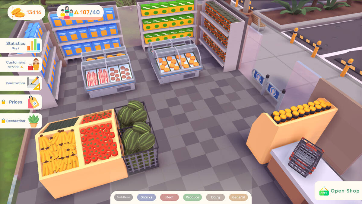 Скриншот 8 к игре Local Supermarket Tycoon