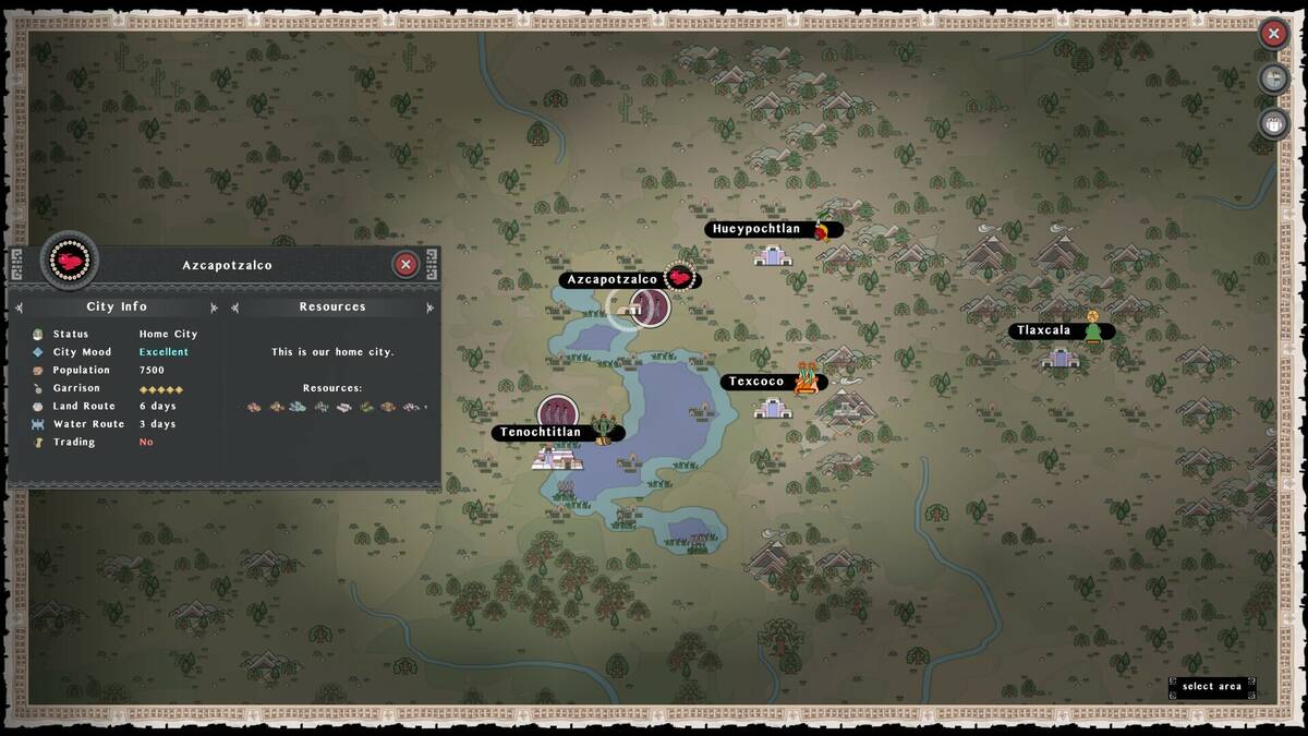 Скриншот 6 к игре Tlatoani: Aztec Cities