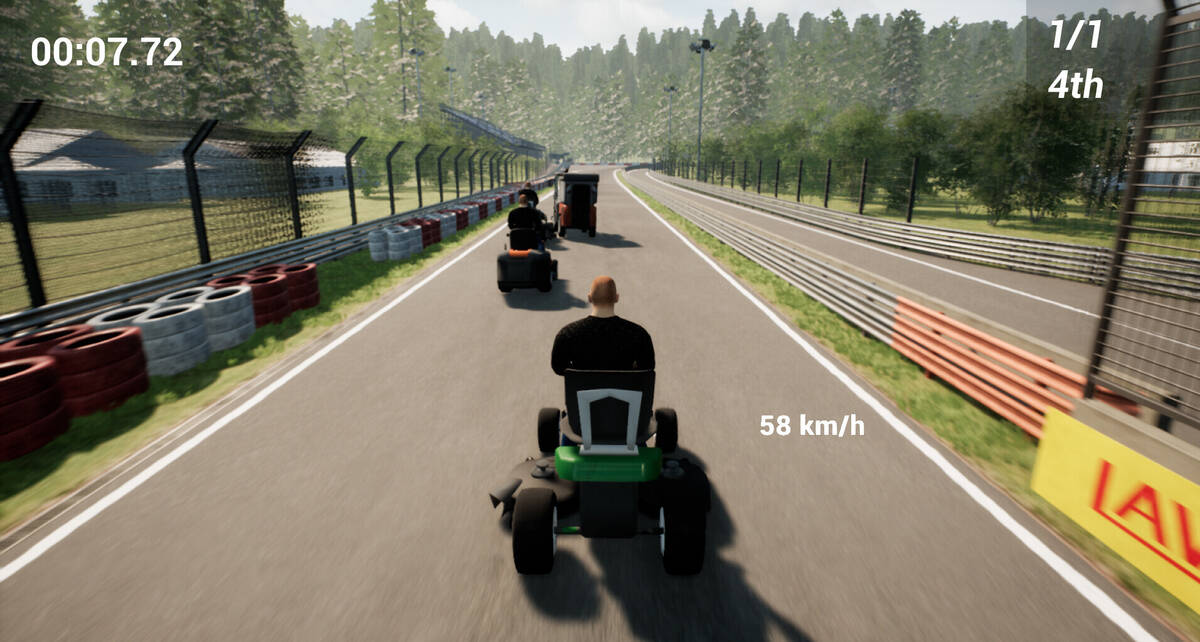 Скриншот 6 к игре Lawnmower Game Racing 2: Drunken