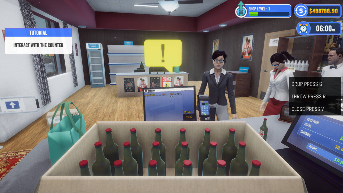 Скриншот 6 к игре Liquor And Wine Shop Simulator - Store Simulator
