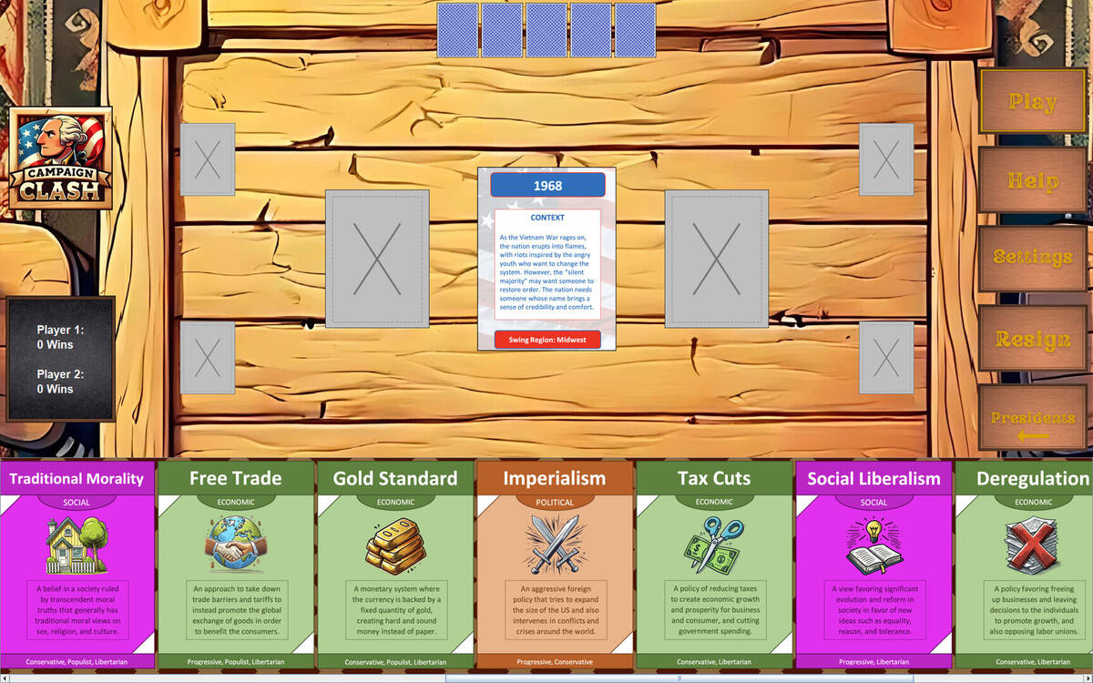 Скриншот 5 к игре Campaign Clash: The U.S. History Card Game