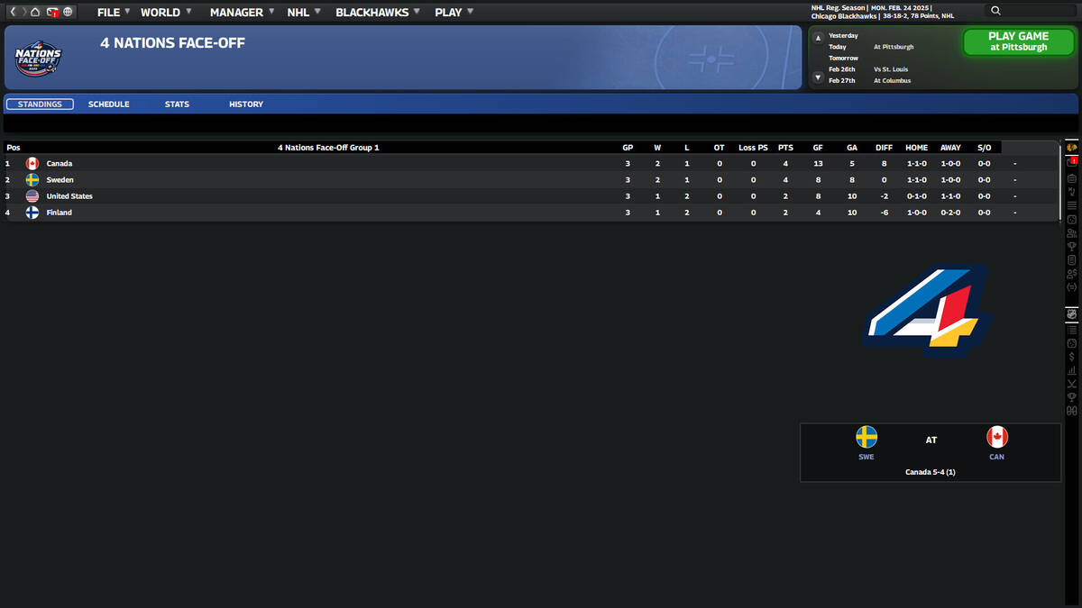 Скриншот 5 к игре Franchise Hockey Manager 11