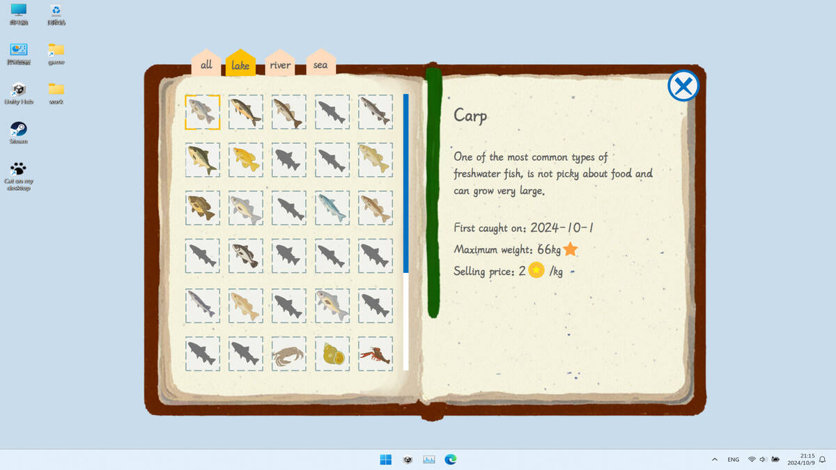 Скриншот 5 к игре Fishing On My Desktop