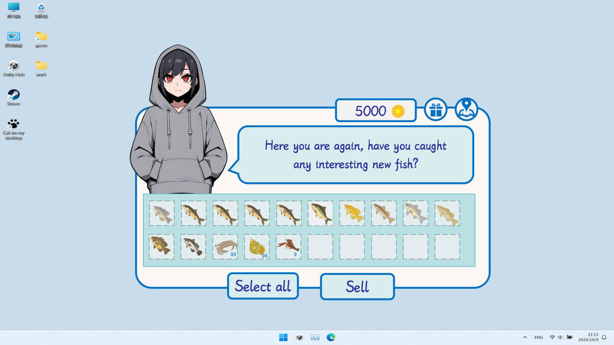 Скриншот 7 к игре Fishing On My Desktop