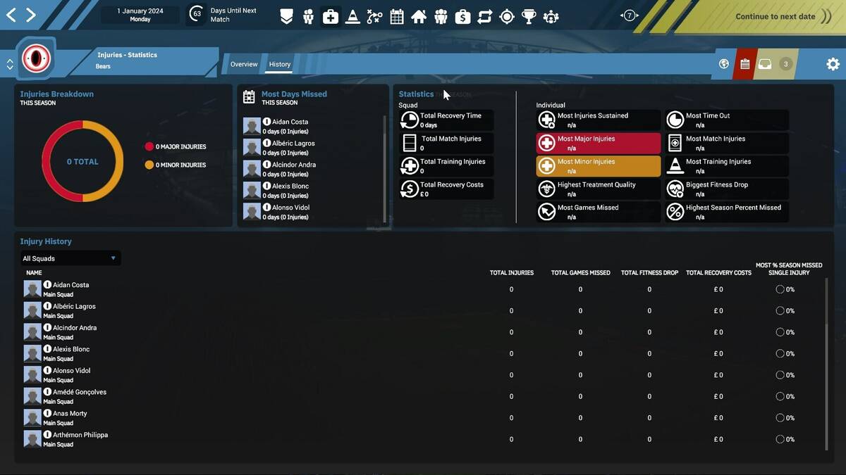 Скриншот 6 к игре Rugby League Team Manager 4