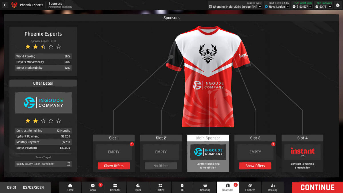 Скриншот 5 к игре Esport Manager: Road To Major