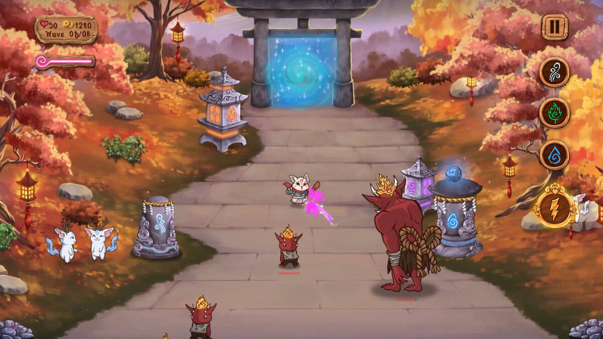 Скриншот 5 к игре Kitsune's Paths Tower Defense
