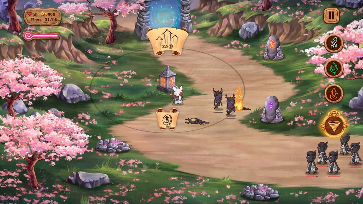 Скриншот 6 к игре Kitsune's Paths Tower Defense