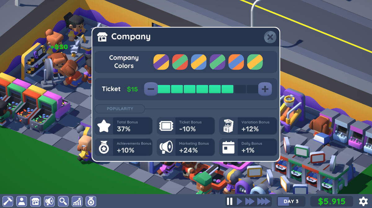 Скриншот 5 к игре Arcade Empire Tycoon