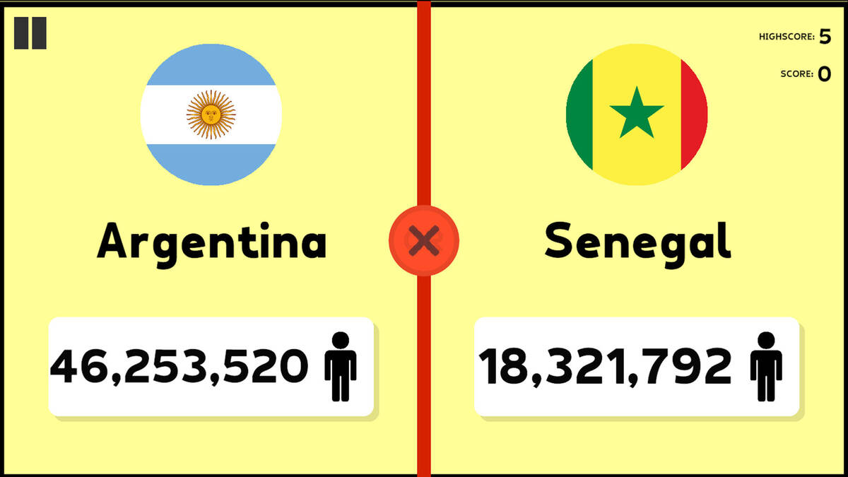 Скриншот 5 к игре Population Quiz