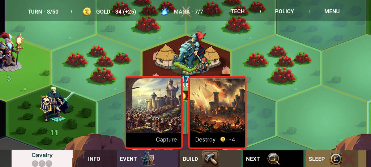 Скриншот 6 к игре Magic And Dragons : 4X Battle
