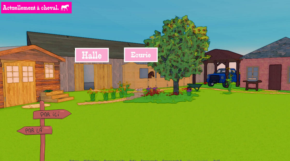 Скриншот 7 к игре Partons à Cheval Trouver les Licornes !
