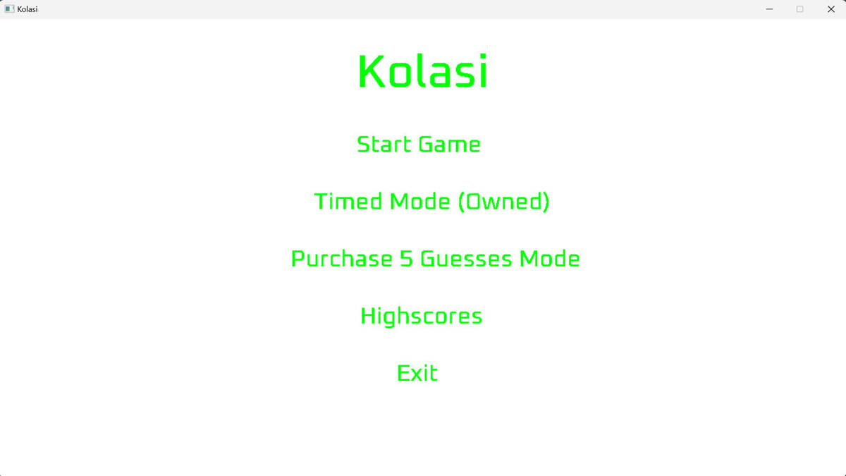 Скриншот 5 к игре kolasi