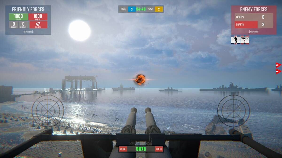 Скриншот 5 к игре BeachHead Arcade