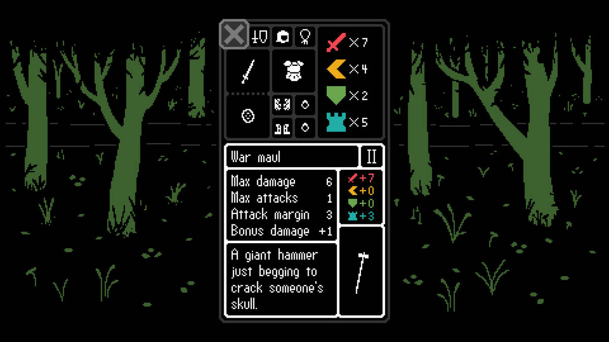 Скриншот 6 к игре Kaamos: Puzzle Roguelike
