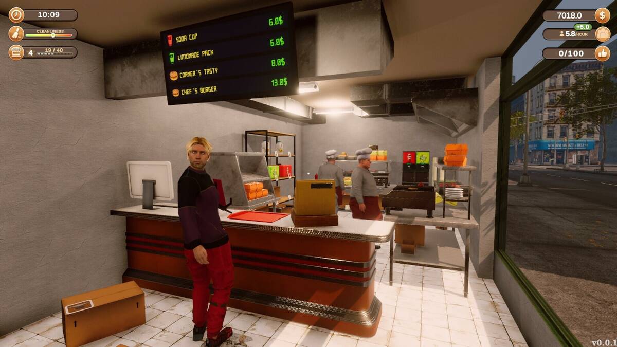 Скриншот 6 к игре Corner Kitchen Fast Food Simulator