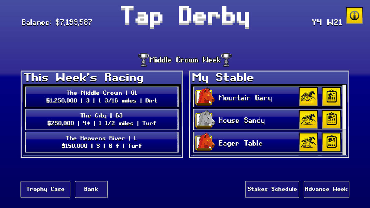 Скриншот 5 к игре Tap Derby: Horse Racing