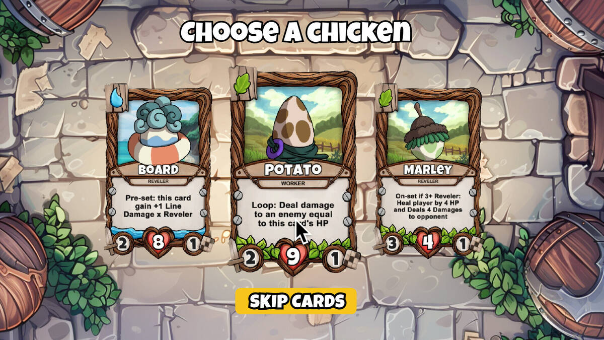 Скриншот 5 к игре MegaChickens - Deckbuilder Roguelike
