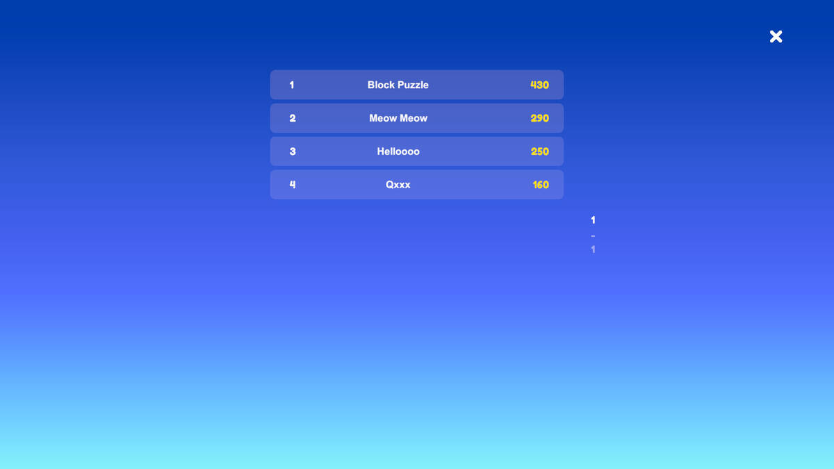 Скриншот 5 к игре Block Puzzle
