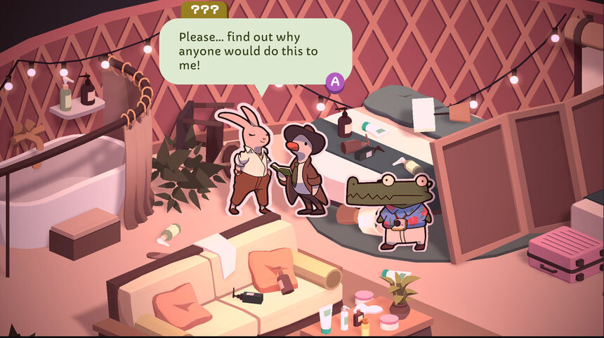 Скриншот 7 к игре Duck Detective: The Ghost of Glamping
