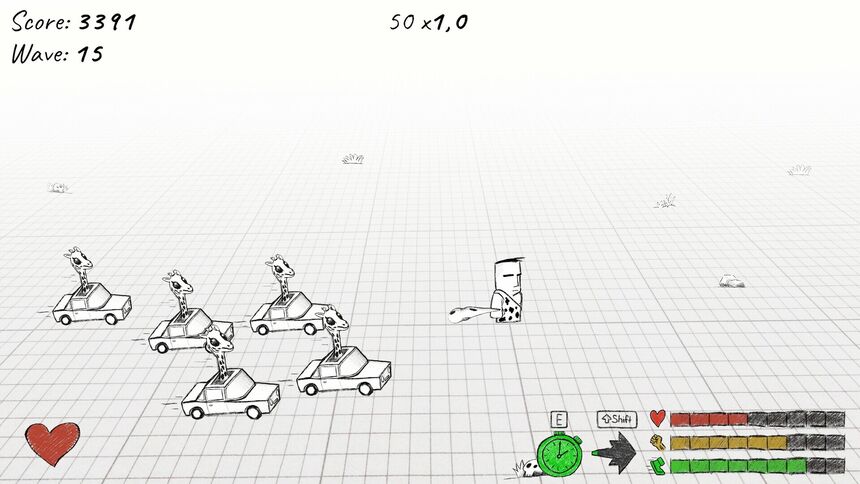 Скриншот 6 к игре Caveman hits Giraffe in a Car