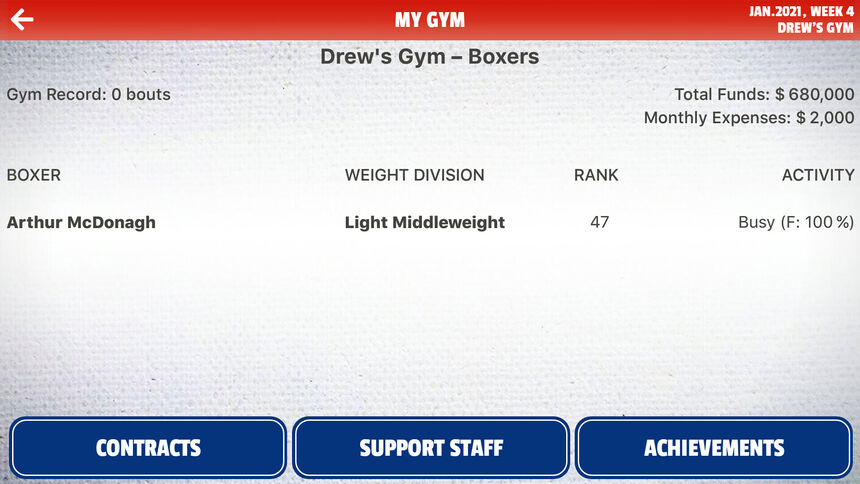 Скриншот 7 к игре LEATHER: Tactical Boxing Management