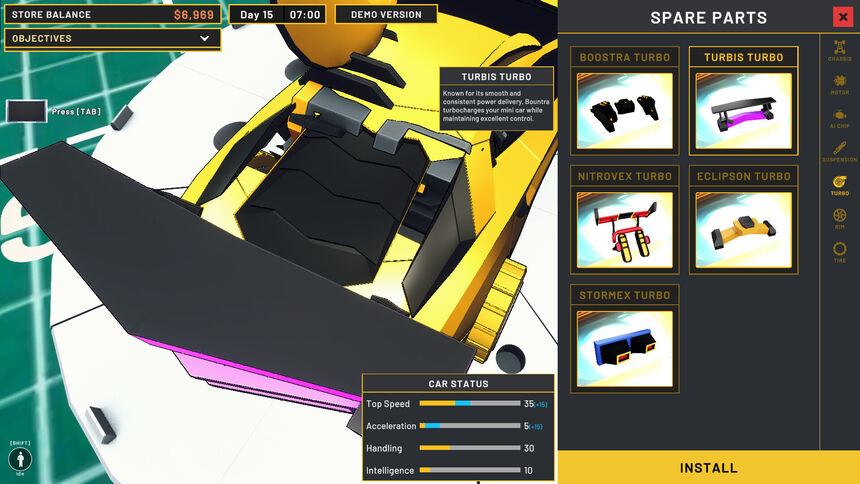 Скриншот 5 к игре Mini Racer Car Shop Simulator