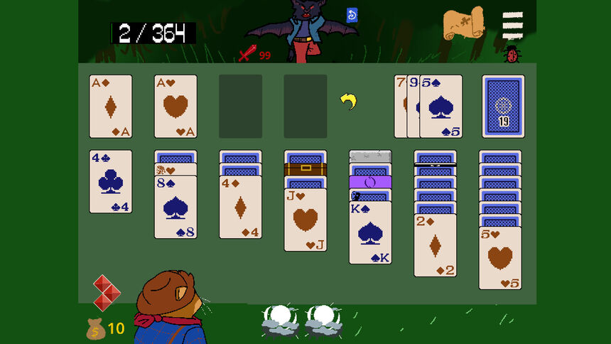 Скриншот 5 к игре Klondike's Hike: A Solitaire Roguelike