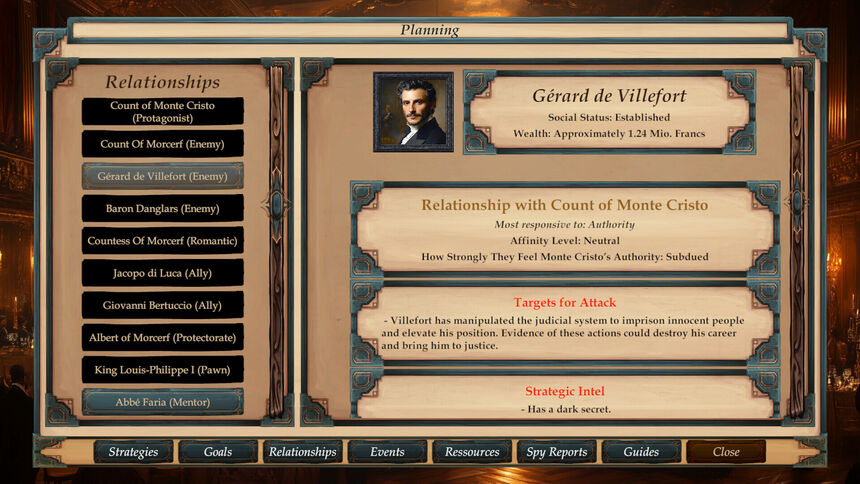 Скриншот 5 к игре The Count of Monte Cristo