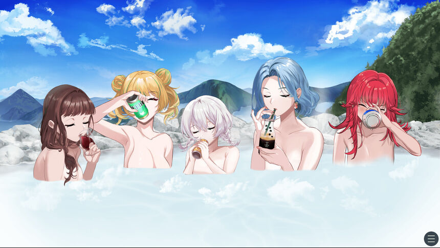 Скриншот 5 к игре 温泉でお酒を飲もう！～Drinking in the hot spring!～