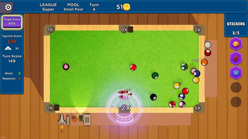Скриншот 5 к игре Ballardo: Roguelike Billiards