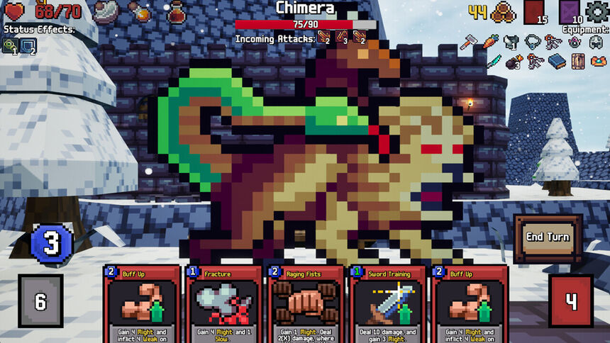 Скриншот 6 к игре Prisoners of Ulag'Bol: A Dungeon Crawling Deckbuilder
