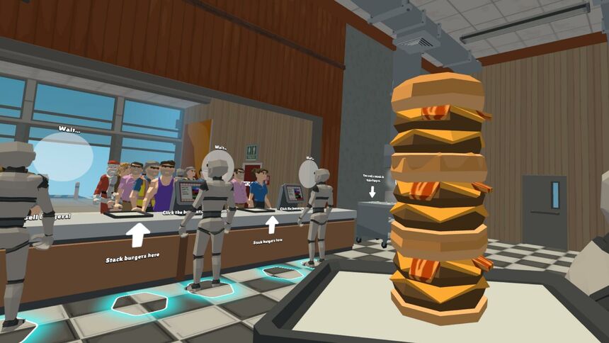 Скриншот 5 к игре Stack Your Burger VR