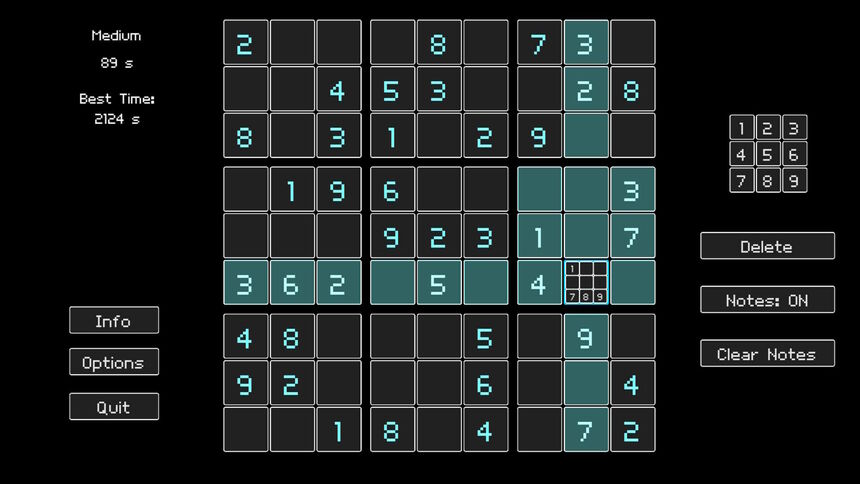 Скриншот 6 к игре Simple Sudoku