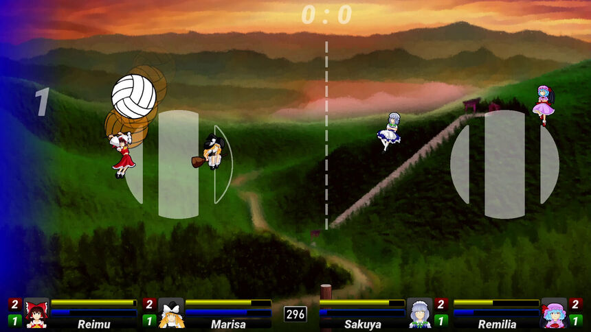 Скриншот 5 к игре Touhou Volleyball Danmaku