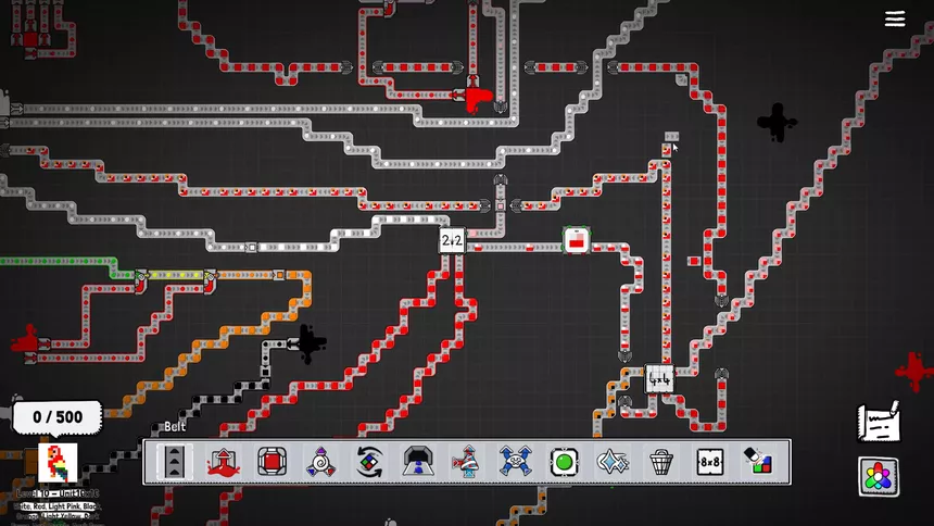 Скриншот 6 к игре Color Factory: Automation Meets Canvas
