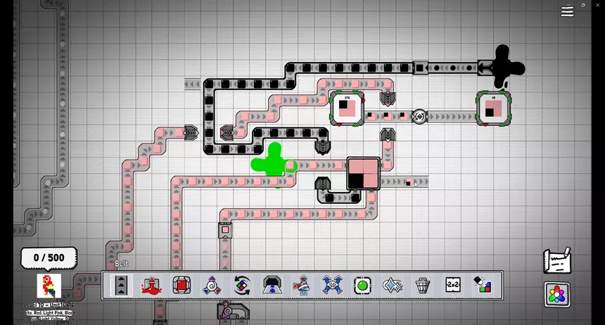 Скриншот 7 к игре Color Factory: Automation Meets Canvas