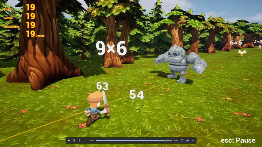 Скриншот 5 к игре Math Monster Quest
