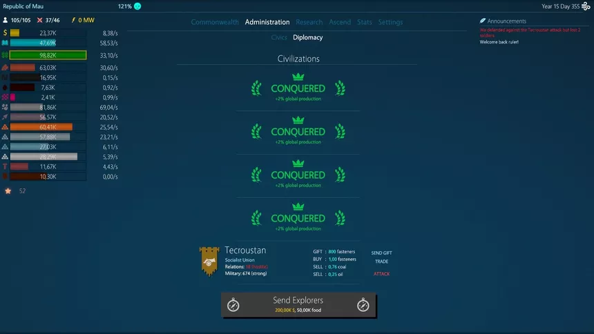 Скриншот 5 к игре Idle Commonwealth