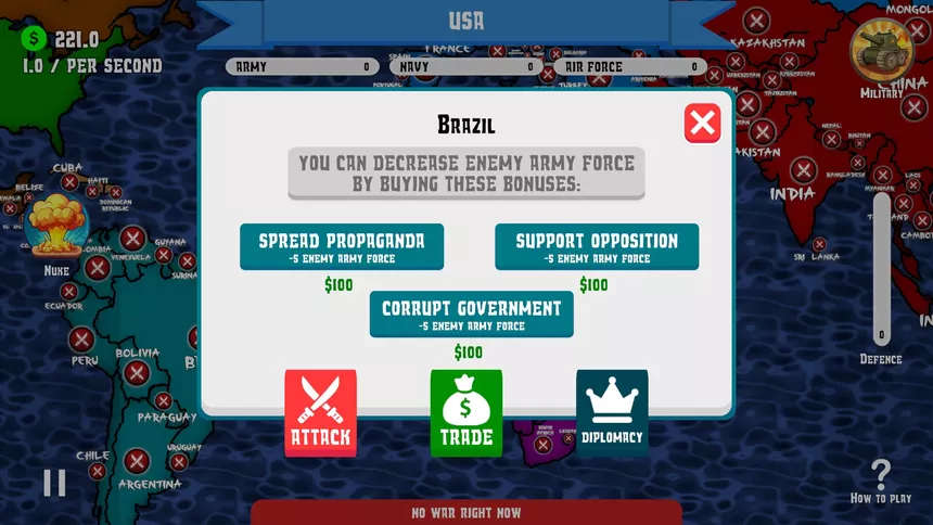 Скриншот 6 к игре Dictators War: Strategy Battle