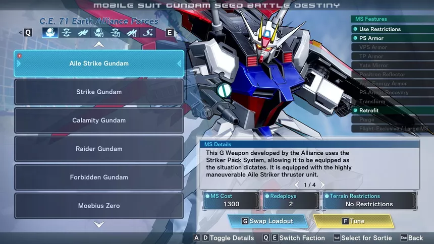 Скриншот 8 к игре MOBILE SUIT GUNDAM SEED BATTLE DESTINY REMASTERED