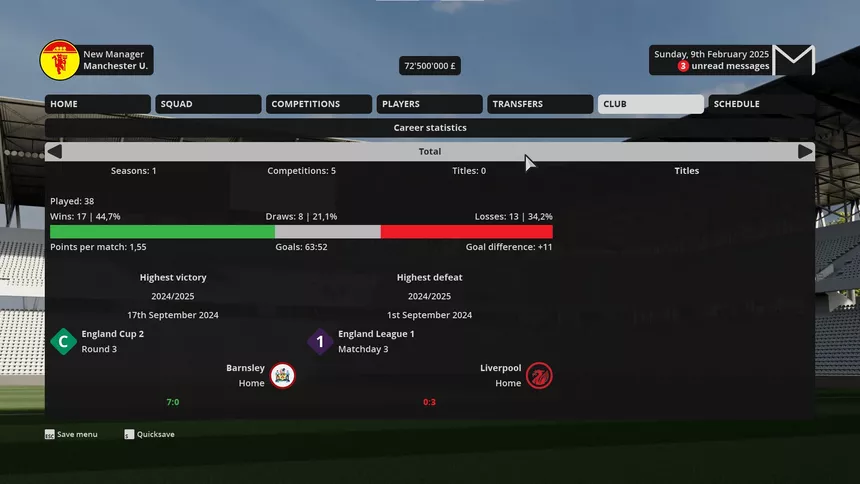 Скриншот 7 к игре Football Career Mode 26