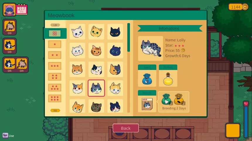 Скриншот 6 к игре Meow Garden