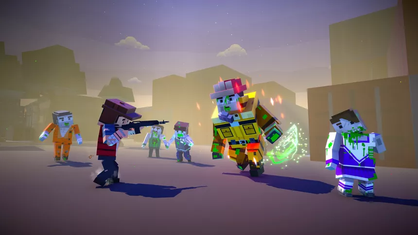 Скриншот 8 к игре Zombie Blocks: Pixel Shooter Gun